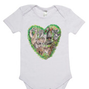 Wildlife Heart Onesie 